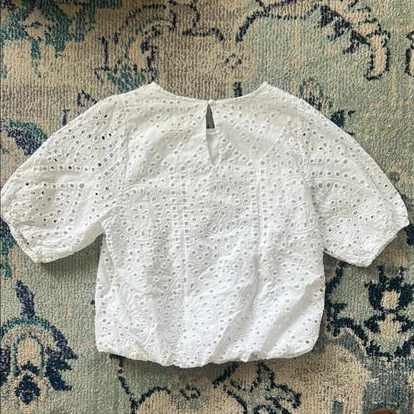 White Eyelet Top - Picture 3 of 3